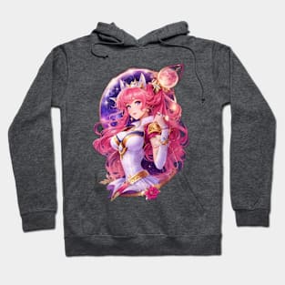 Stargazing in Orion: Captivating AI Anime Character Art Hoodie